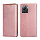 For Infinix Note 12 VIP Gloss Oil Solid Color Magnetic Leather Phone Case(Rose Gold) - 1