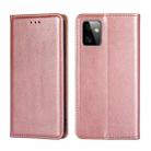 For Motorola Moto G Power 2023 Gloss Oil Solid Color Magnetic Leather Phone Case(Rose Gold) - 1