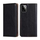 For Motorola Moto G Power 2023 Gloss Oil Solid Color Magnetic Leather Phone Case(Black) - 1