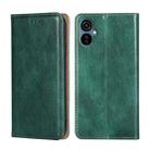 For TECNO Camon 19 Neo Gloss Oil Solid Color Magnetic Leather Phone Case(Green) - 1