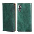 For Tecno Pova 4 Gloss Oil Solid Color Magnetic Leather Phone Case(Green) - 1