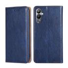 For Tecno Pova 4 Gloss Oil Solid Color Magnetic Leather Phone Case(Blue) - 1
