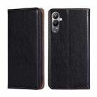 For Tecno Pova 4 Gloss Oil Solid Color Magnetic Leather Phone Case(Black) - 1