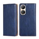 For vivo Y100 5G Gloss Oil Solid Color Magnetic Leather Phone Case(Blue) - 1