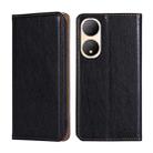 For vivo Y100 5G Gloss Oil Solid Color Magnetic Leather Phone Case(Black) - 1