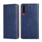 For Rakuten Big Gloss Oil Solid Color Magnetic Leather Phone Case(Blue) - 1