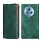For Honor Magic5 Gloss Oil Solid Color Magnetic Leather Phone Case(Green) - 1
