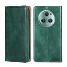 For Honor Magic5 Pro Gloss Oil Solid Color Magnetic Leather Phone Case(Green) - 1