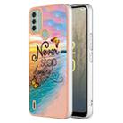 For Nokia C31 Electroplating IMD TPU Phone Case(Dream Butterfly) - 1