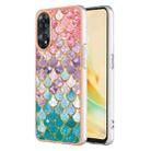 For OPPO Reno8 T 4G Electroplating IMD TPU Phone Case(Colorful Scales) - 1
