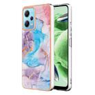 Electroplating IMD TPU Phone Case For Xiaomi Redmi Note 12 5G Global/Note 12 5G China/Poco X5 5G(Blue Marble) - 1