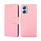 For Blackview A52 Crystal Texture Leather Phone Case(Pink) - 1
