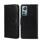 For Blackview A85 Crystal Texture Leather Phone Case(Black) - 1