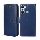 For Infinix Hot 12 Pro Crystal Texture Leather Phone Case(Royal Blue) - 1