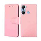 For Infinix Hot 12 Pro Crystal Texture Leather Phone Case(Pink) - 1
