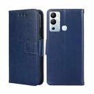 For Infinix Hot 12i Crystal Texture Leather Phone Case(Royal Blue) - 1