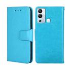 For Infinix Hot 12i Crystal Texture Leather Phone Case(Sky Blue) - 1