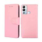For Infinix Hot 12i Crystal Texture Leather Phone Case(Pink) - 1
