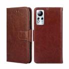 For Infinix Note 11 Crystal Texture Leather Phone Case(Brown) - 1