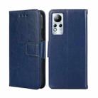 For Infinix Note 11 Crystal Texture Leather Phone Case(Royal Blue) - 1