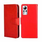 For Infinix Note 11 Crystal Texture Leather Phone Case(Red) - 1