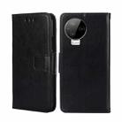 For Infinix Note 12 Pro 4G / Note 12 2023 Crystal Texture Leather Phone Case(Black) - 1