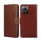 For Infinix Note 12 VIP Crystal Texture Leather Phone Case(Brown) - 1