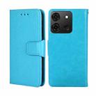 For Infinix Smart 7 Crystal Texture Leather Phone Case(Sky Blue) - 1