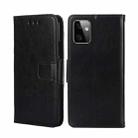 For Motorola Moto G Power 2023 Crystal Texture Leather Phone Case(Black) - 1