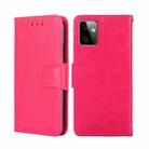 For Motorola Moto G Power 2023 Crystal Texture Leather Phone Case(Rose Red) - 1