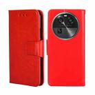 For OPPO Find X6 5G Crystal Texture Leather Phone Case(Red) - 1