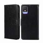 For TCL 403 Crystal Texture Leather Phone Case(Black) - 1