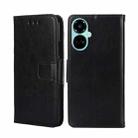 For Tecno Camon 19 / 19 Pro Crystal Texture Leather Phone Case(Black) - 1