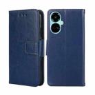 For Tecno Camon 19 / 19 Pro Crystal Texture Leather Phone Case(Royal Blue) - 1