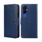 For Tecno Pova 4 Pro Crystal Texture Leather Phone Case(Royal Blue) - 1