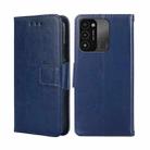 For Tecno Spark 8C Crystal Texture Leather Phone Case(Royal Blue) - 1