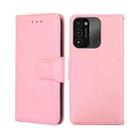 For Tecno Spark 8C Crystal Texture Leather Phone Case(Pink) - 1