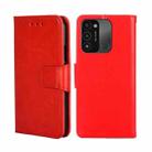 For Tecno Spark 8C Crystal Texture Leather Phone Case(Red) - 1