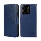 For Tecno Spark GO 2023 Crystal Texture Leather Phone Case(Royal Blue) - 1