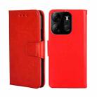 For Tecno Spark GO 2023 Crystal Texture Leather Phone Case(Red) - 1