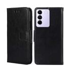 For vivo S16E Crystal Texture Leather Phone Case(Black) - 1