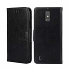 For ZTE Blade A32 Crystal Texture Leather Phone Case(Black) - 1