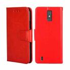 For ZTE Blade A32 Crystal Texture Leather Phone Case(Red) - 1