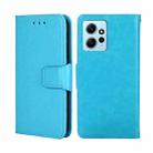 For Xiaomi Redmi Note 12 4G Global Crystal Texture Leather Phone Case(Sky Blue) - 1