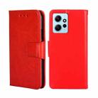 For Xiaomi Redmi Note 12 4G Global Crystal Texture Leather Phone Case(Red) - 1