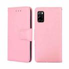 For Rakuten Big S Crystal Texture Leather Phone Case(Pink) - 1