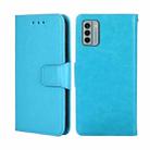 For Nokia G22 Crystal Texture Leather Phone Case(Sky Blue) - 1