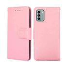 For Nokia G22 Crystal Texture Leather Phone Case(Pink) - 1