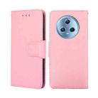 For Honor Magic5 Crystal Texture Leather Phone Case(Pink) - 1