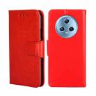 For Honor Magic5 Crystal Texture Leather Phone Case(Red) - 1